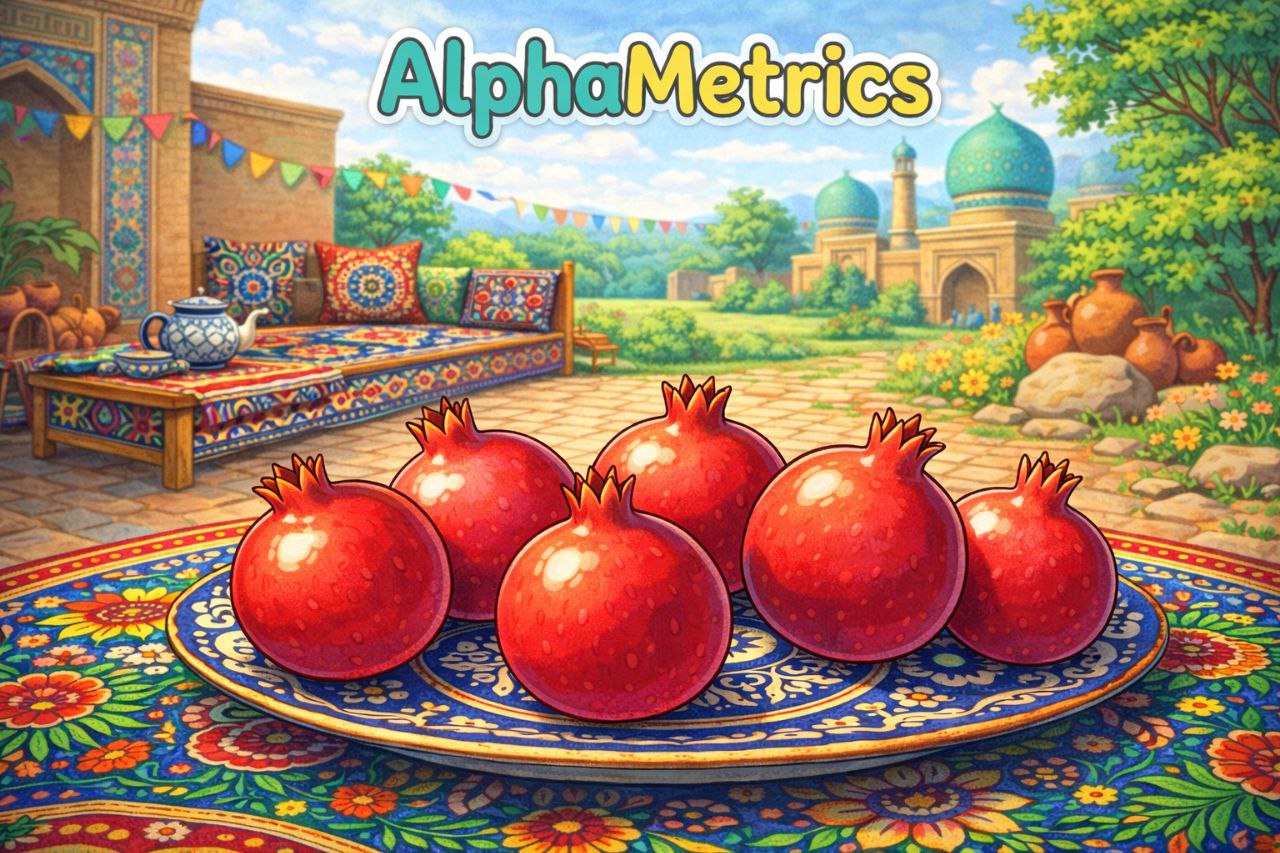 Гранаты, узбекский стиль